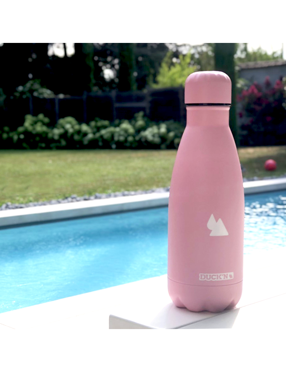 Bouteille Isotherme Duck'n 350ML Full Pink finition mat